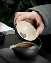 Kyoto Black Ceramic Tea Set