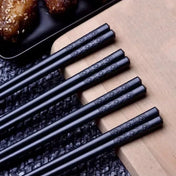 Reusable Black Alloy Chopstick Sets - Various Design