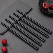 Reusable Black Alloy Chopstick Sets - Various Design