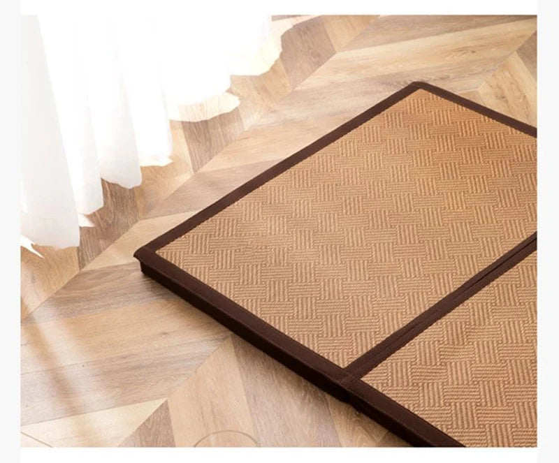 Natural Bamboo Fiber Rattan Floor Mat