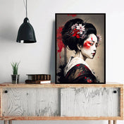 Geisha Japanese Wall Art (Various Designs)