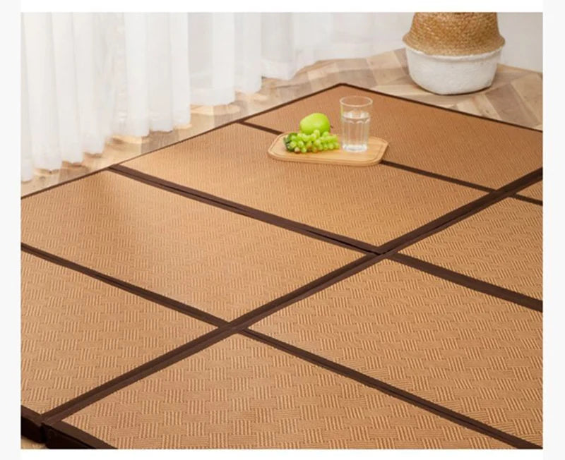 Natural Bamboo Fiber Rattan Floor Mat