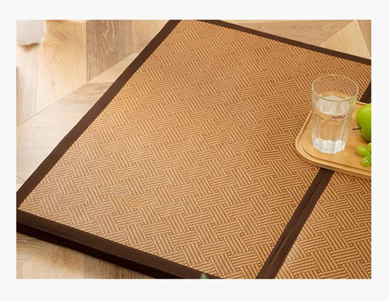 Natural Bamboo Fiber Rattan Floor Mat