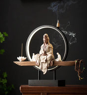 Meditating Buddha in Circle Lamp- Various Designs