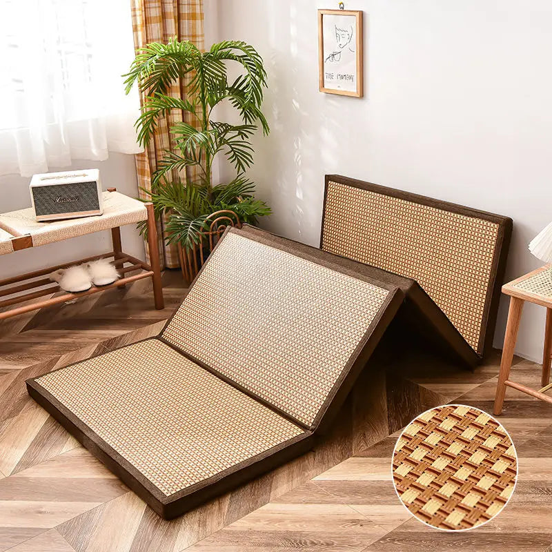 Natural Bamboo Fiber Rattan Floor Mat