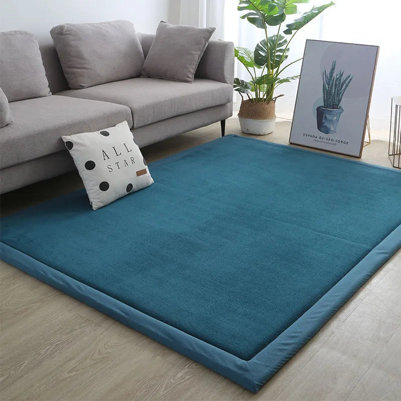 Plush Tatami-Style Floor Mat - Multiple Colours