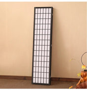 Kiyoshi 4-Panel Folding Wood Screen Divider in Black