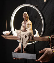 Meditating Buddha in Circle Lamp- Various Designs